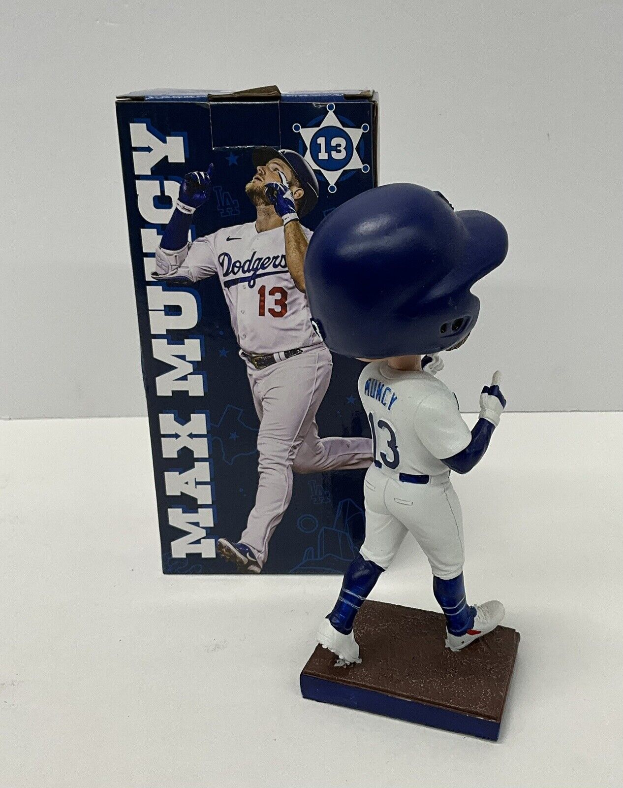 MAX MUNCY 2020 WS CHAMP SIGNED DODGERS 2022 SGA BOBBLEHEAD PSA 2C51347