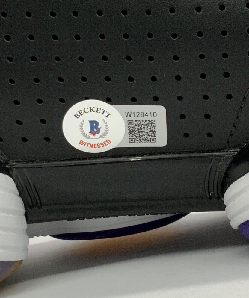 DEREK FISHER SIGNED Adidas Player Exclusive LOW MOTION PROMO "5X NBA CHAMP" BAS