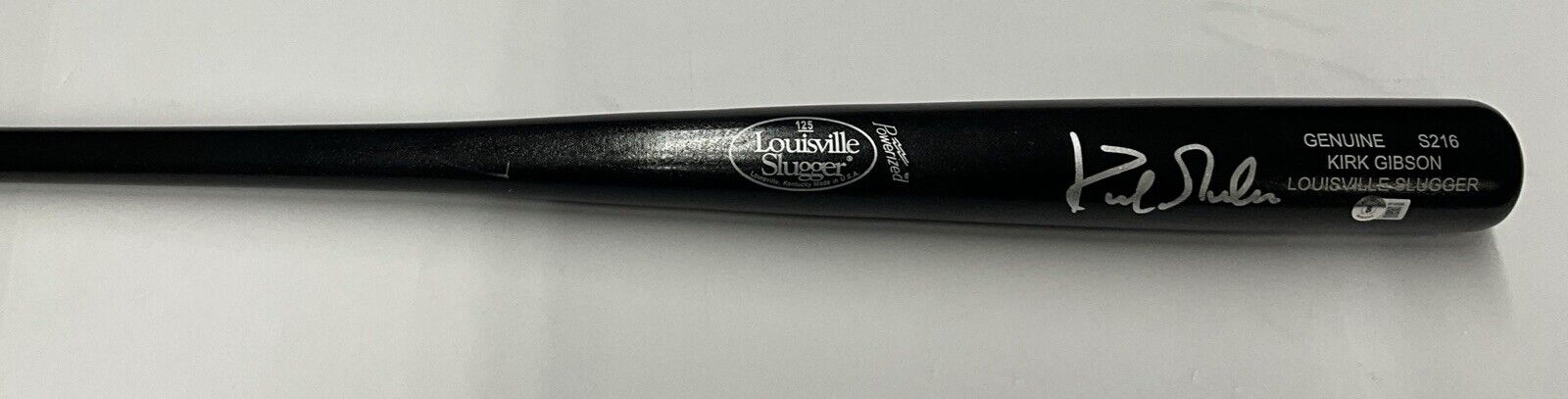 KIRK GIBSON DODGERS TIGERS SIGNED LOUISVILLE SLUGGER GAME MODEL BAT BAS W140586