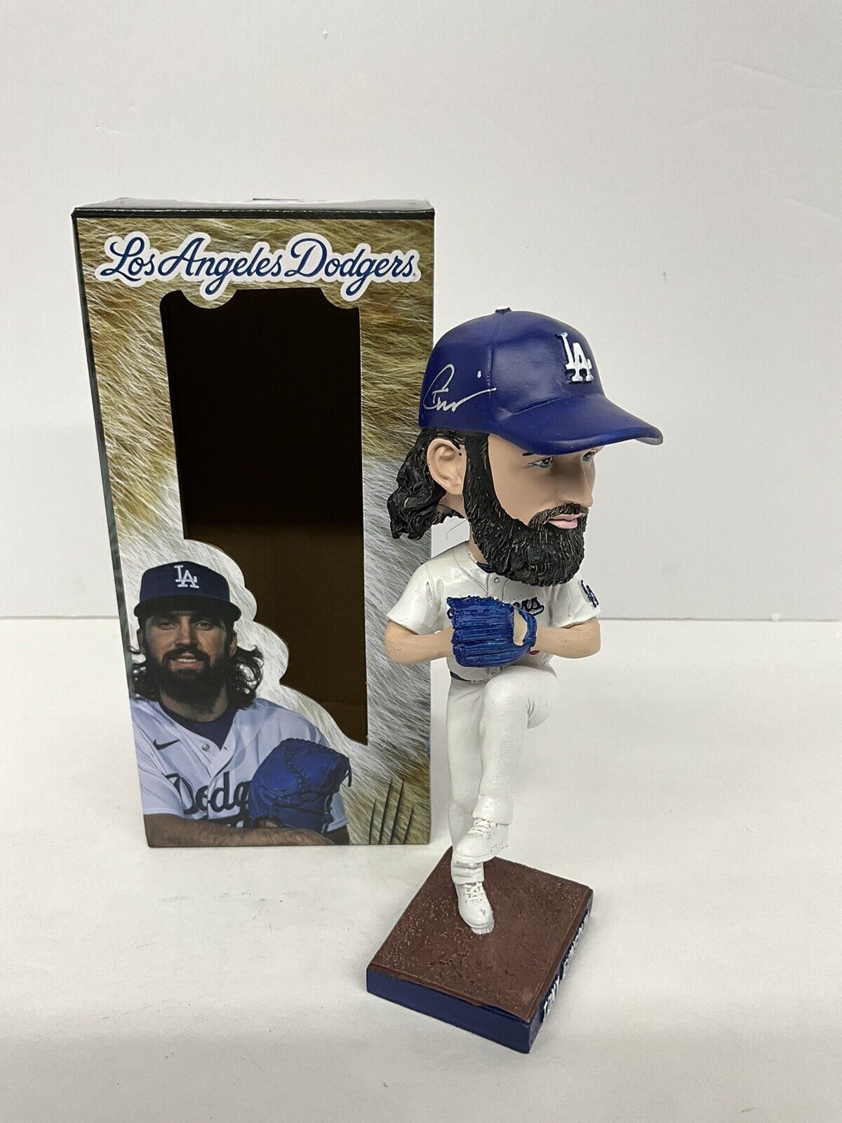 TONY GONSOLIN 2020 WORLD SERIES CHAMP SIGNED DODGERS SGA BOBBLEHEAD PSA 3C24851