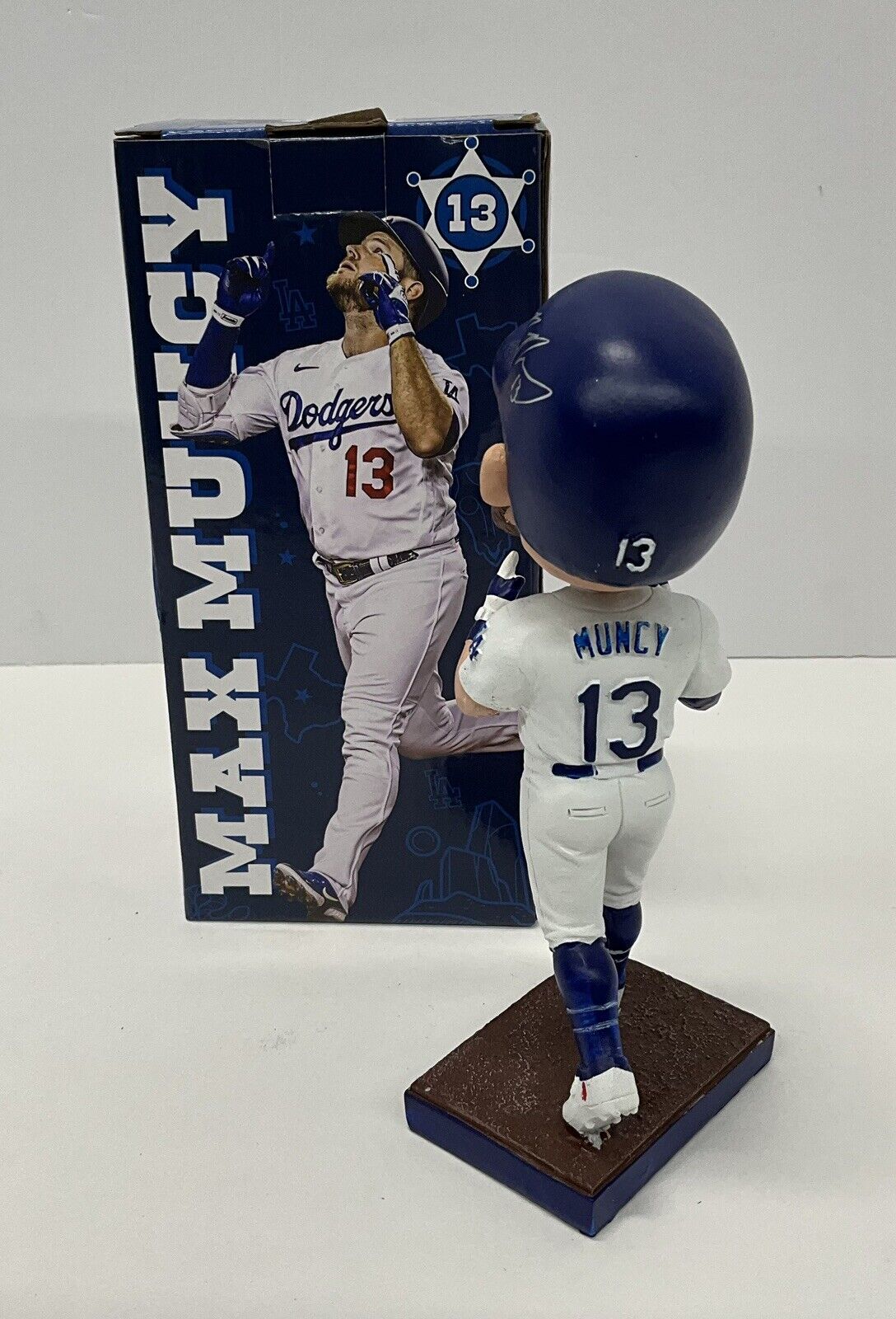 MAX MUNCY 2020 WS CHAMP SIGNED DODGERS 2022 SGA BOBBLEHEAD PSA 2C51347