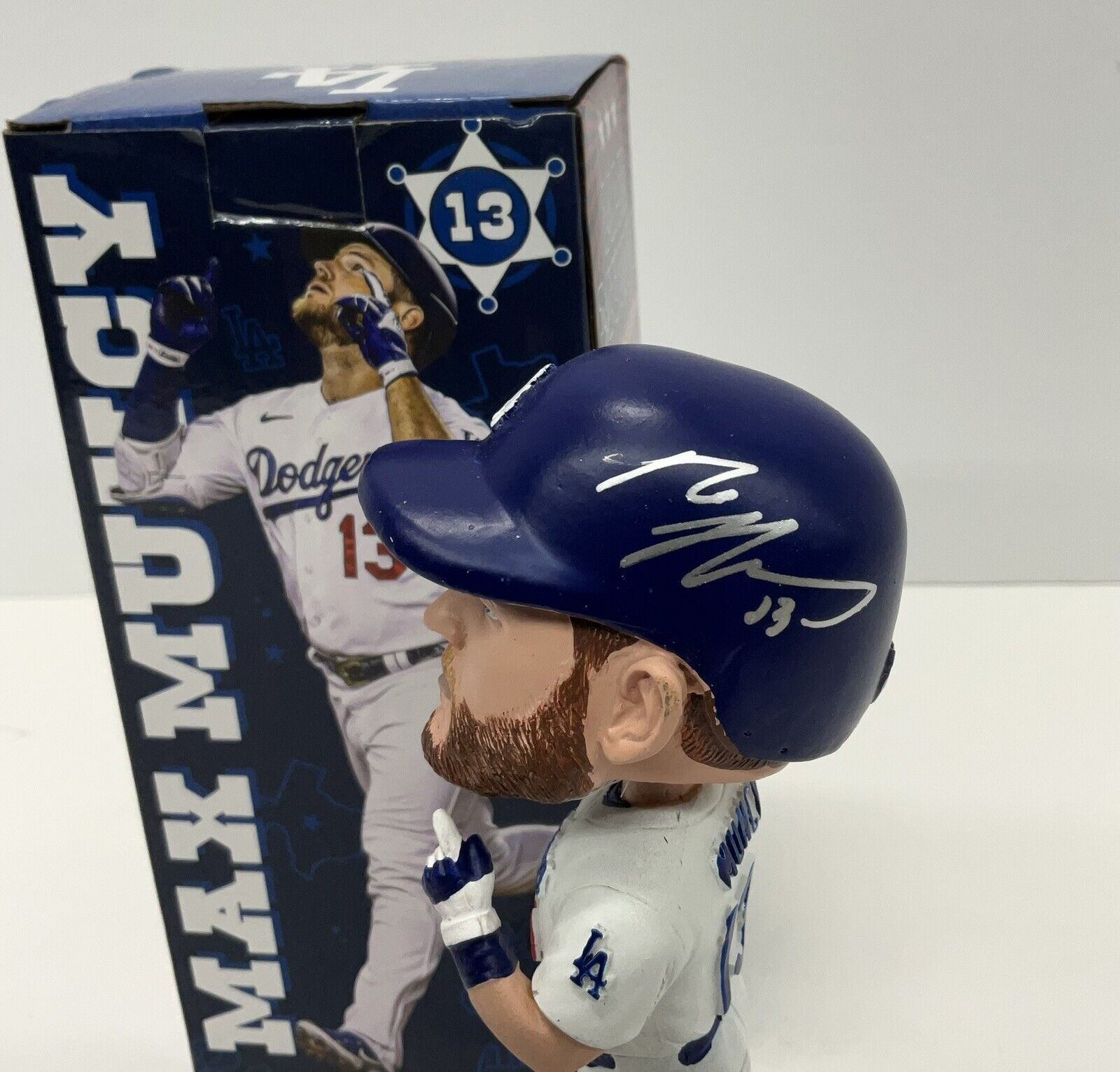 MAX MUNCY 2020 WS CHAMP SIGNED DODGERS 2022 SGA BOBBLEHEAD PSA 1C89582