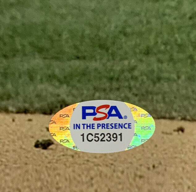 BRUSDAR GRATEROL SIGNED 16X20 PITCHING PHOTO "DON'T MESS WITH THE BAZOOKA" PSA