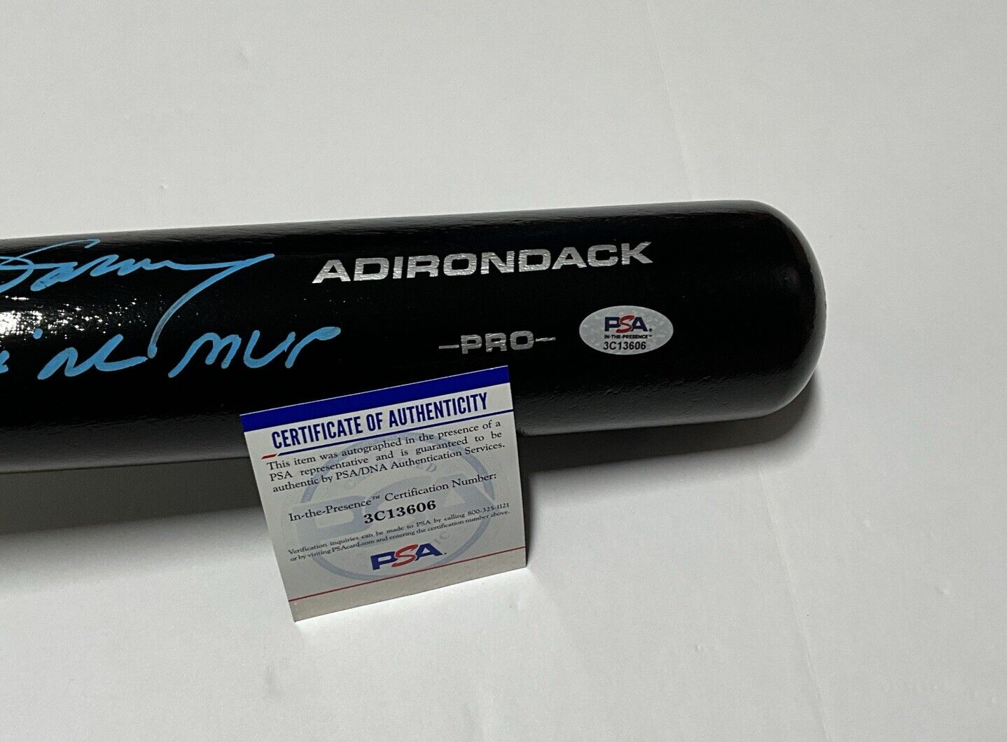 STEVE GARVEY DODGER SIGNED RAWLINGS FULL SIZE BAT "74 NL MVP" INS PSA 3C13606