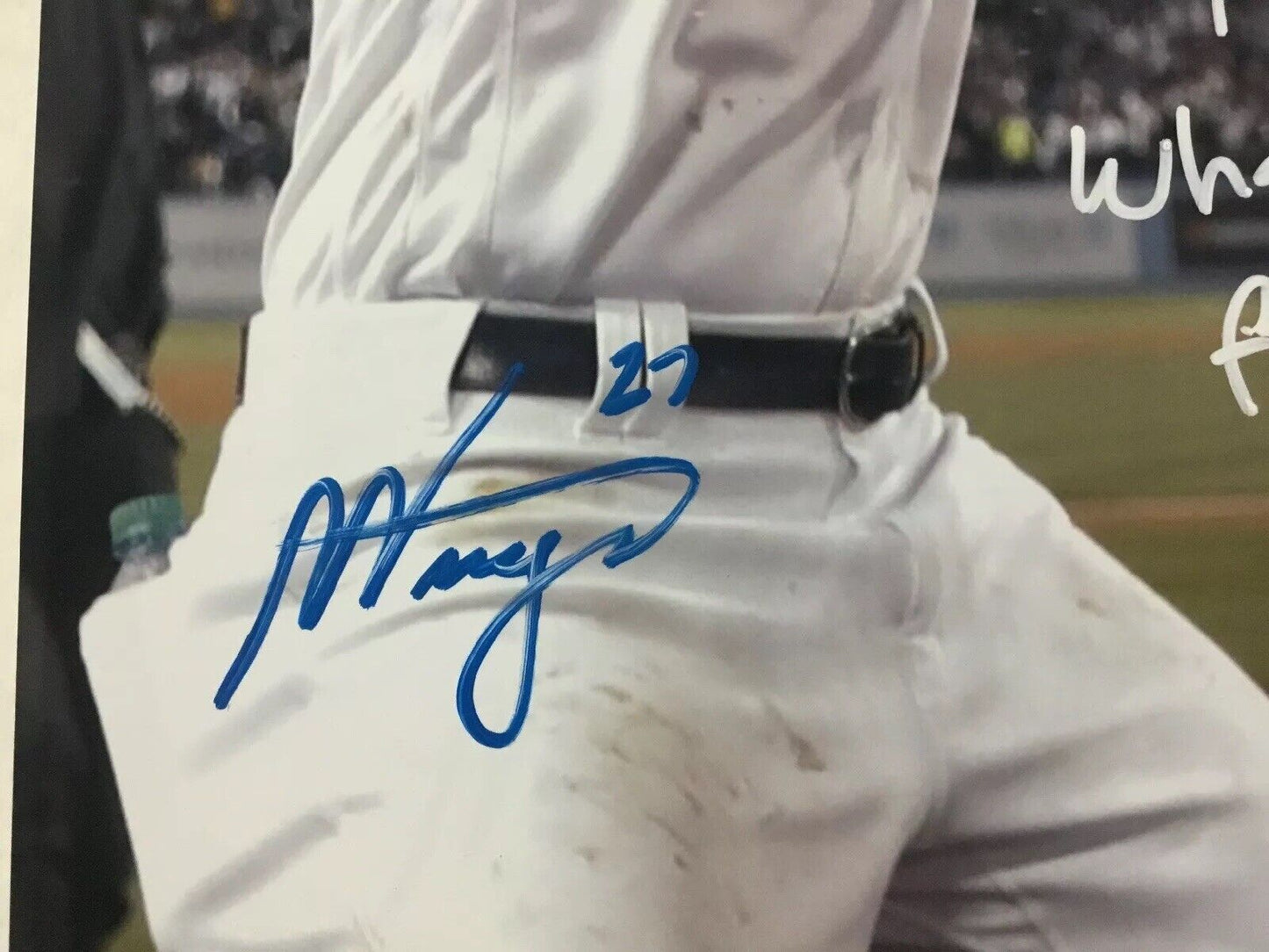 MATT BEATY ALEX VERDUGO DODGERS SIGNED 16X20 PHOTO PSA "WHAT A GREAT FEELING" W