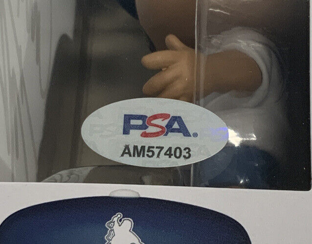 GABRIEL IGLESIAS SIGNED WHITE DODGERS "STADIUM FLUFFY" FUNKO POP 08 PSA AM57403