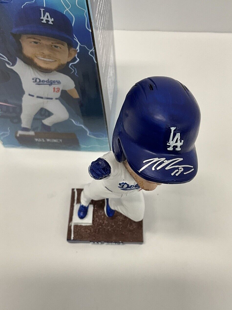 MAX MUNCY 2020 WS CHAMP SIGNED DODGERS 2023 SGA BOBBLEHEAD PSA 2C82042