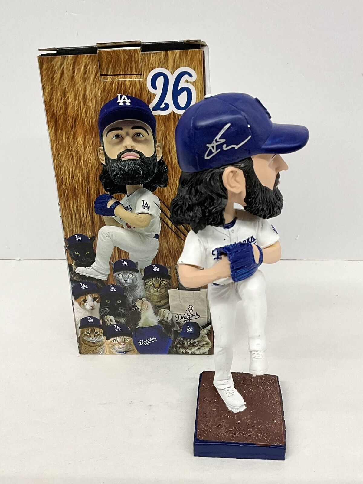 TONY GONSOLIN 2020 WORLD SERIES CHAMP SIGNED DODGERS SGA BOBBLEHEAD PSA 3C24857