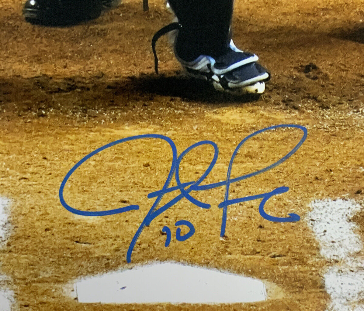 JUSTIN TURNER DODGERS SIGNED 2020 WORLD SERIES HOMERUN 16X20 PHOTO PSA WITNESS
