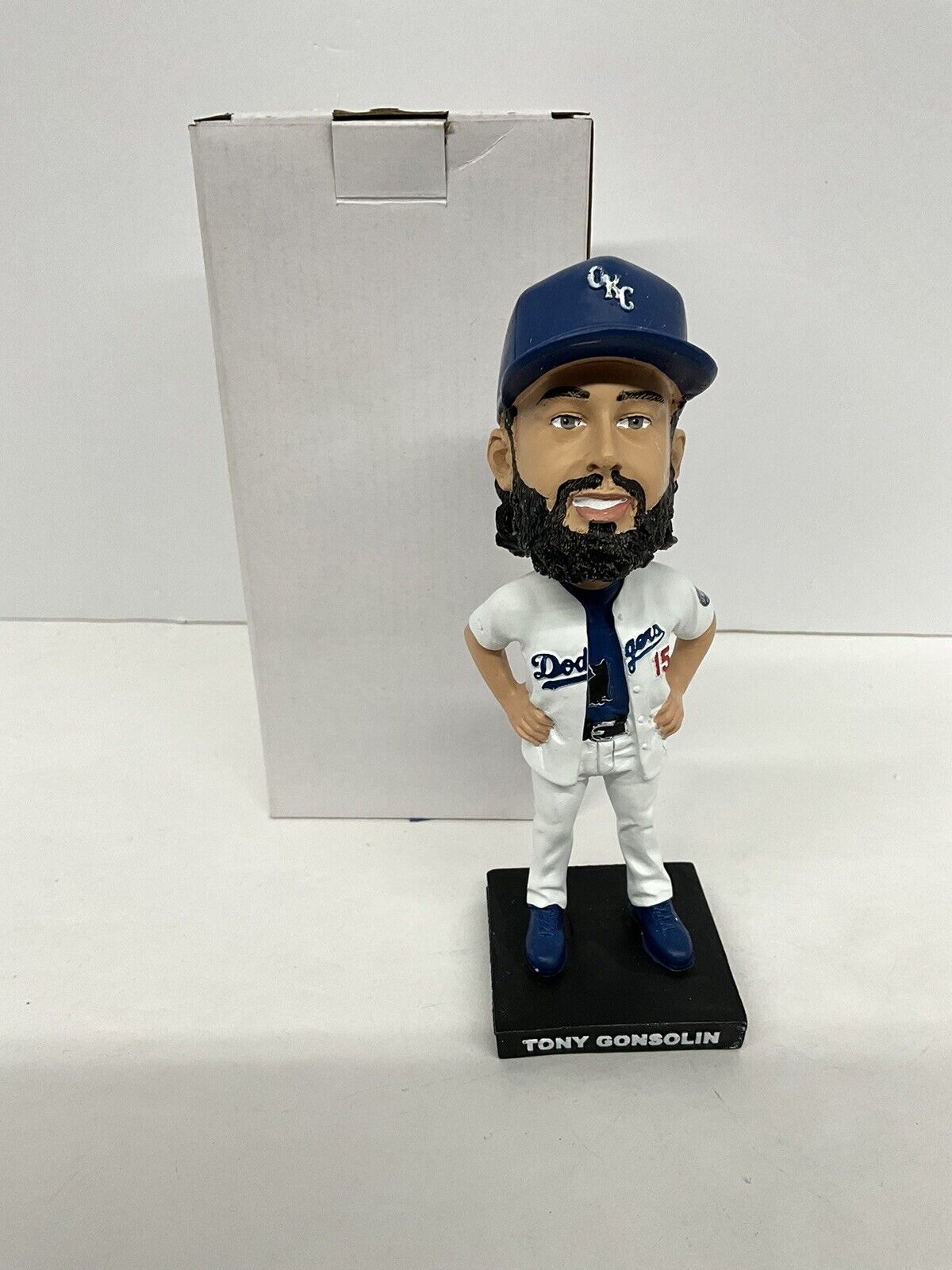 TONY GONSOLIN DODGERS SIGNED OKLAHOMA CITY DODGERS SGA BOBBLEHEAD PSA 3C24875