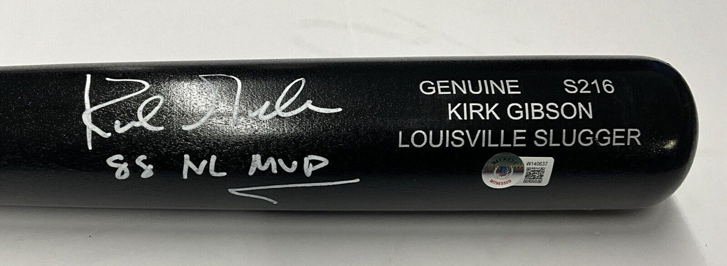 KIRK GIBSON DODGERS SIGNED LOUISVILLE SLUGGER MODEL BAT "88 NL MVP" BAS W140637