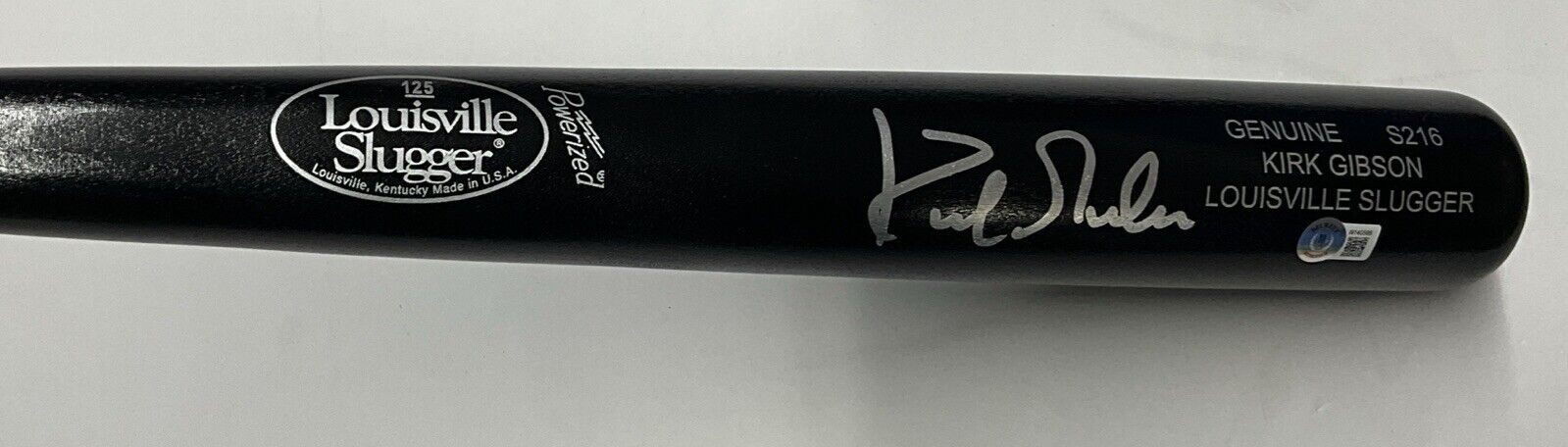 KIRK GIBSON DODGERS TIGERS SIGNED LOUISVILLE SLUGGER GAME MODEL BAT BAS W140586