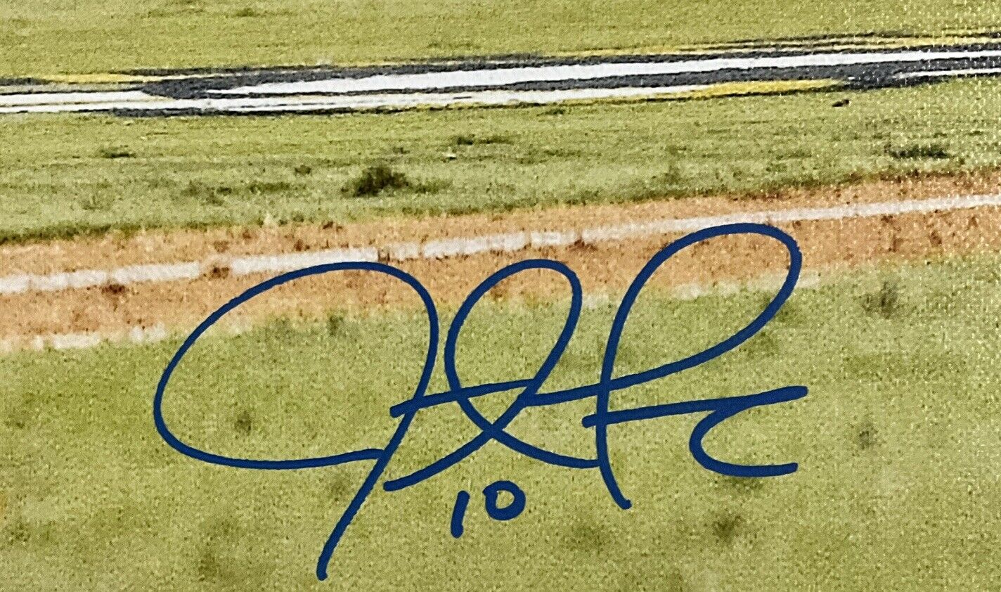 JUSTIN TURNER DODGERS SIGNED 18X22 2017 NLCS WALKOFF HOME RUN CANVAS BAS WK50226