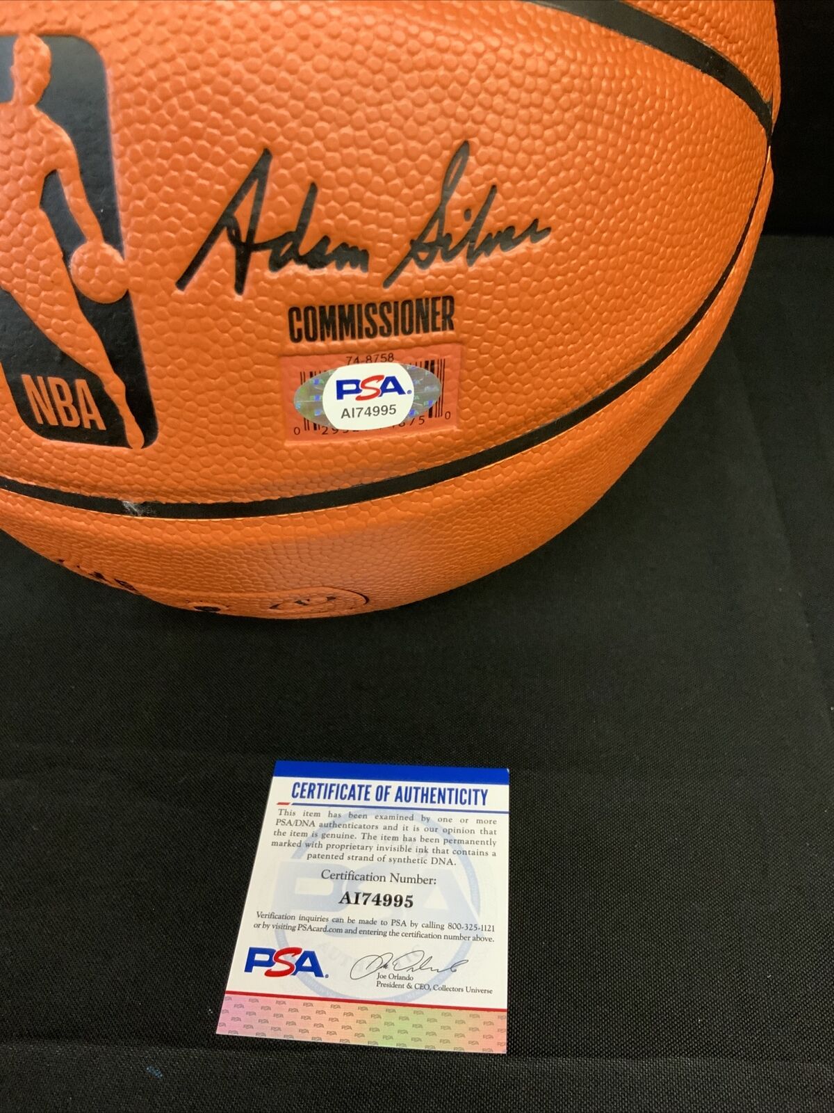 DWIGHT HOWARD KYLE KUZMA SIGNED SPALDING BASKETBALL 2020 NBA CHAMPS" PSA AI74995