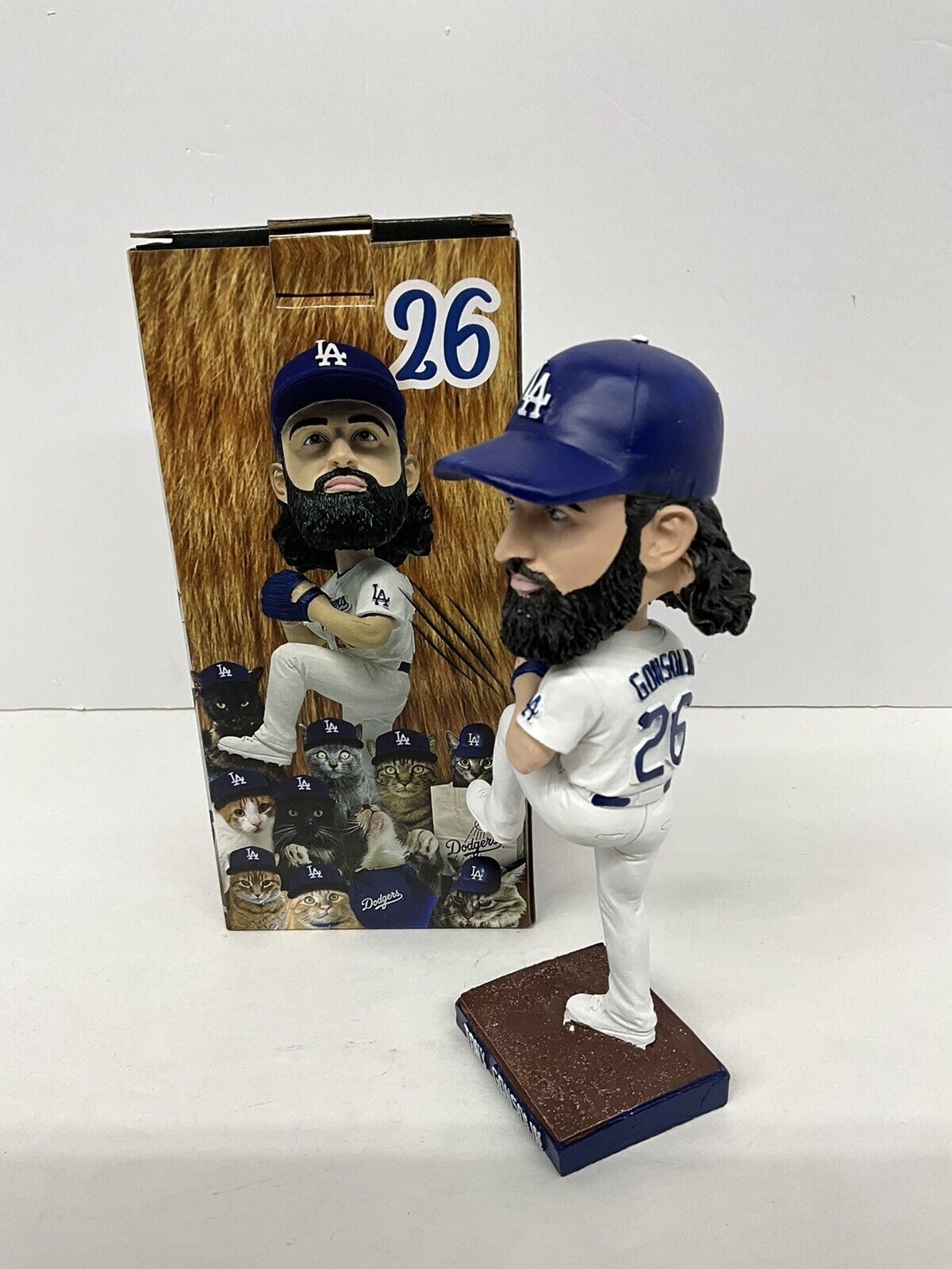 TONY GONSOLIN 2020 WORLD SERIES CHAMP SIGNED DODGERS SGA BOBBLEHEAD PSA 3C24857