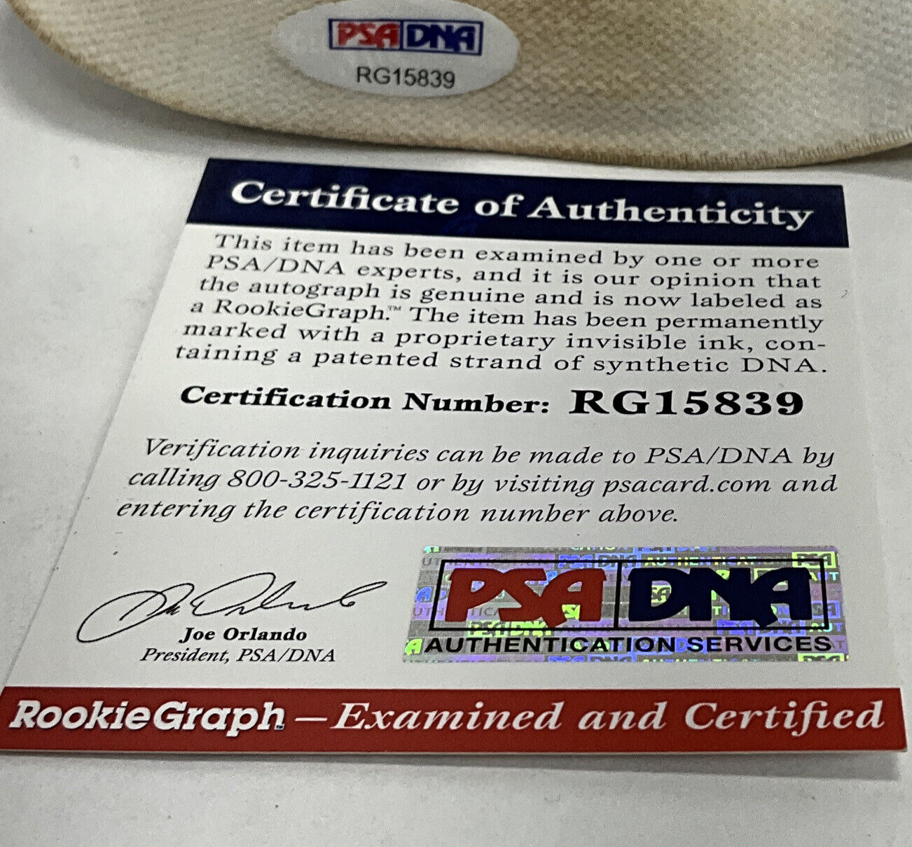 DJ PETERS DODGERS TIGERS SIGNED GAME USED BATTING GLOVES PSA RG15838/39