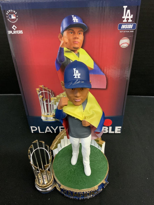 BRUSDAR GRATEROL DODGERS SIGNED CHAMPIONSHIP BOBBLEHEAD "BAZOOKA" PSA 1C13548