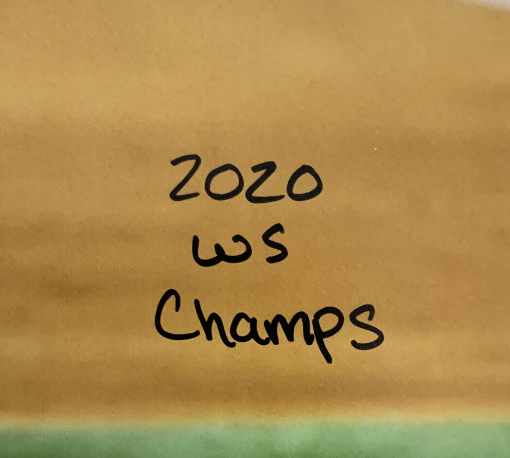 TONY GONSOLIN DODGERS SIGNED 11X14 PITCHING PHOTO "2020 WS CHAMPS" PSA WITNESS