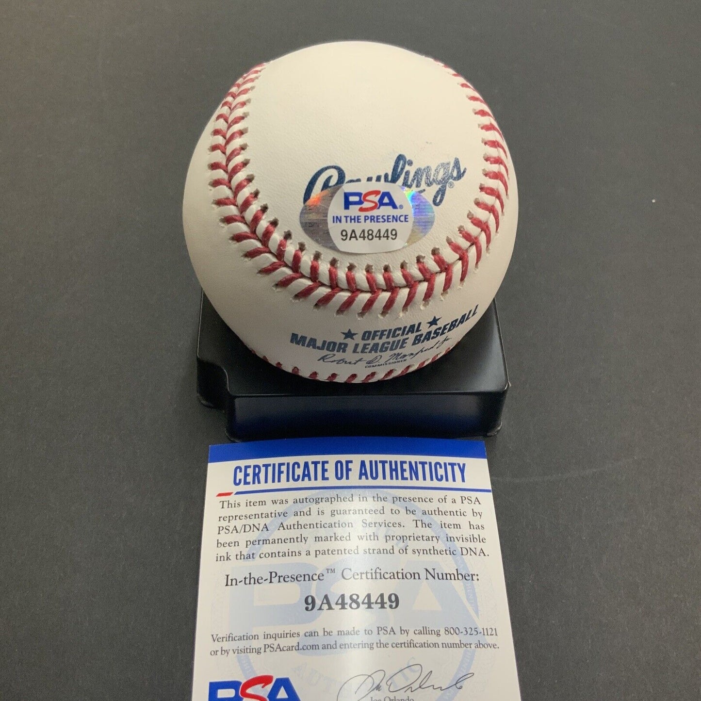 CHRIS TAYLOR DODGERS 2020 WS CHAMP SIGNED BASEBALL "2020 WS CHAMP" PSA