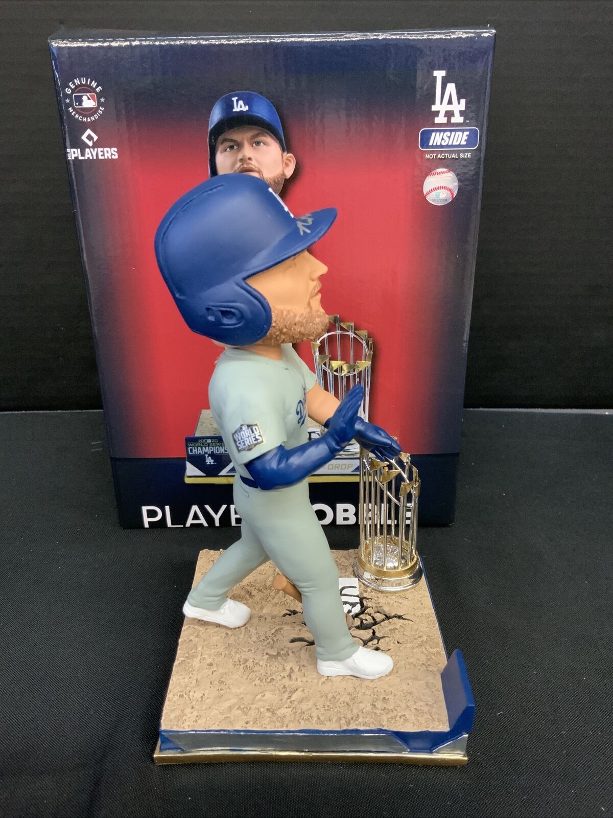 MAX MUNCY DODGERS SIGNED FOCO CHAMPIONSHIP BOBBLEHEAD "GAME 5 BOMB" PSA 1C01941