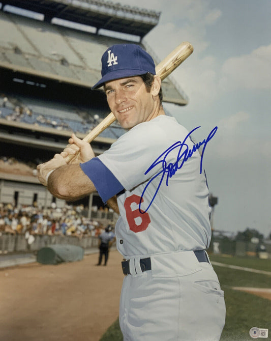 STEVE GARVEY DODGERS 1974 NL MVP & 81 WORLD SERIES CHAMP SIGNED 16X20 PHOTO PSA
