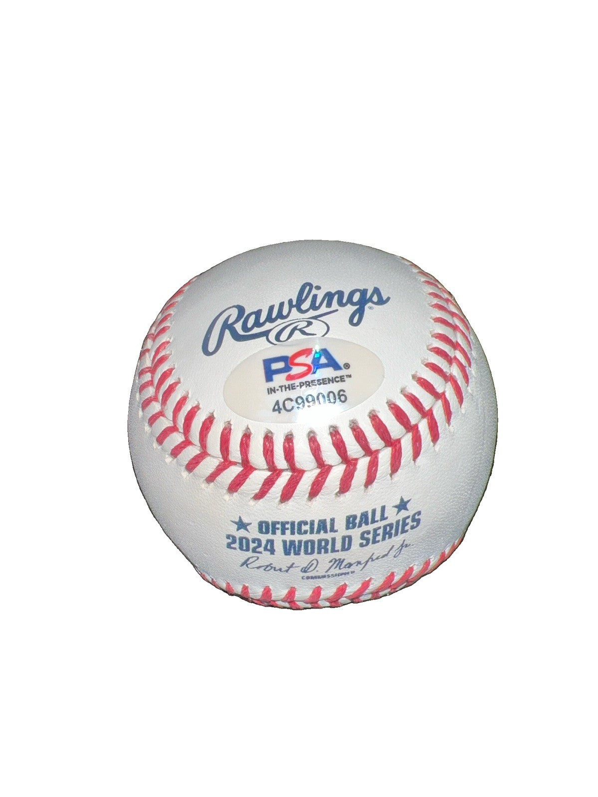 KIKE HERNANDEZ DODGERS 3X WS CHAMP SIGNED 2024 WORLD SERIES BASEBALL PSA ITP
