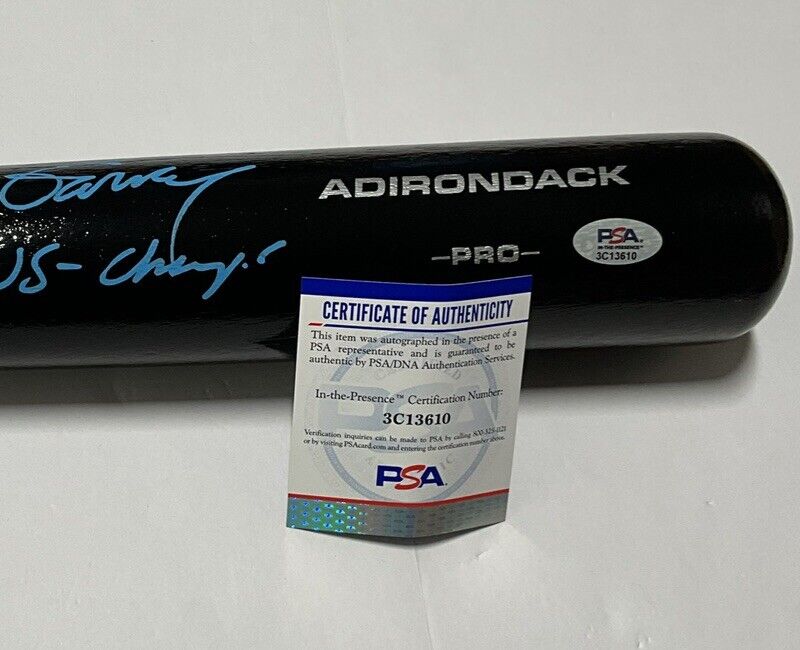 STEVE GARVEY DODGER SIGNED RAWLINGS FULL SIZE BAT "81 WS CHAMPS" INS PSA 3C13610