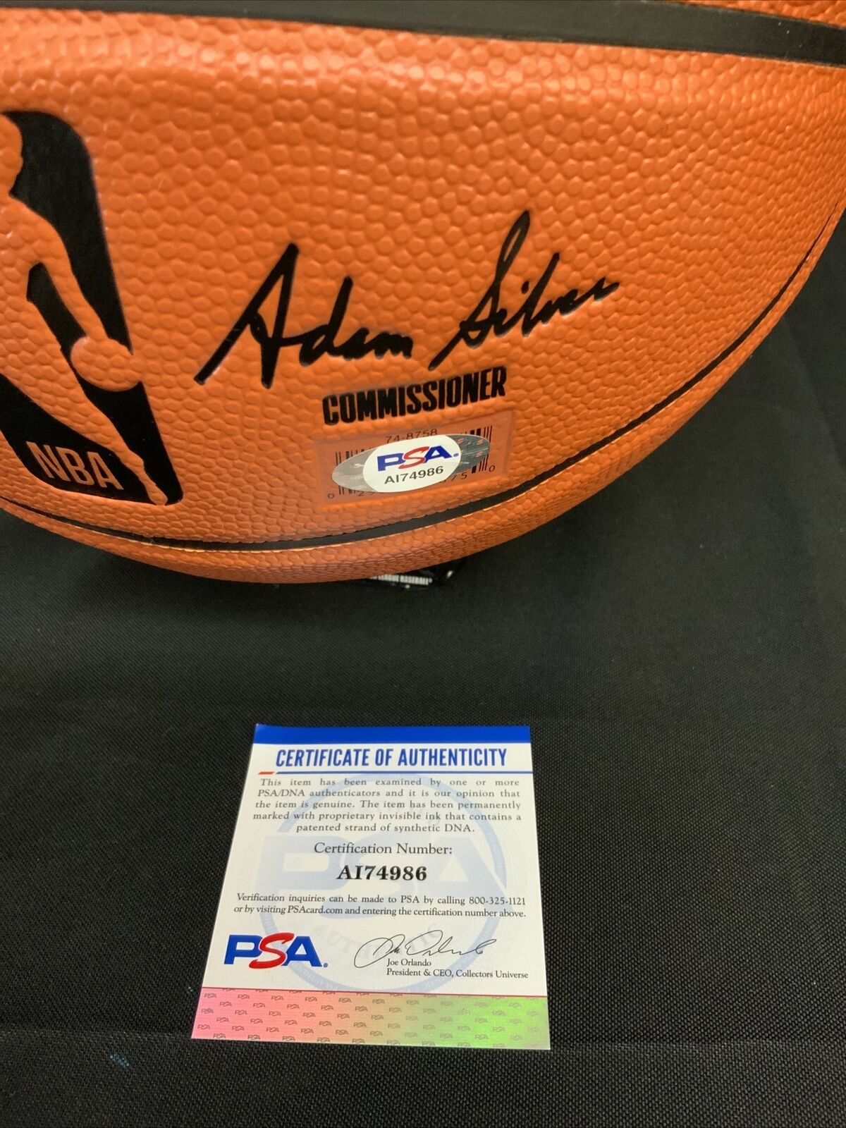 DWIGHT HOWARD KYLE KUZMA SIGNED SPALDING BASKETBALL 2020 NBA CHAMPS" PSA AI74986