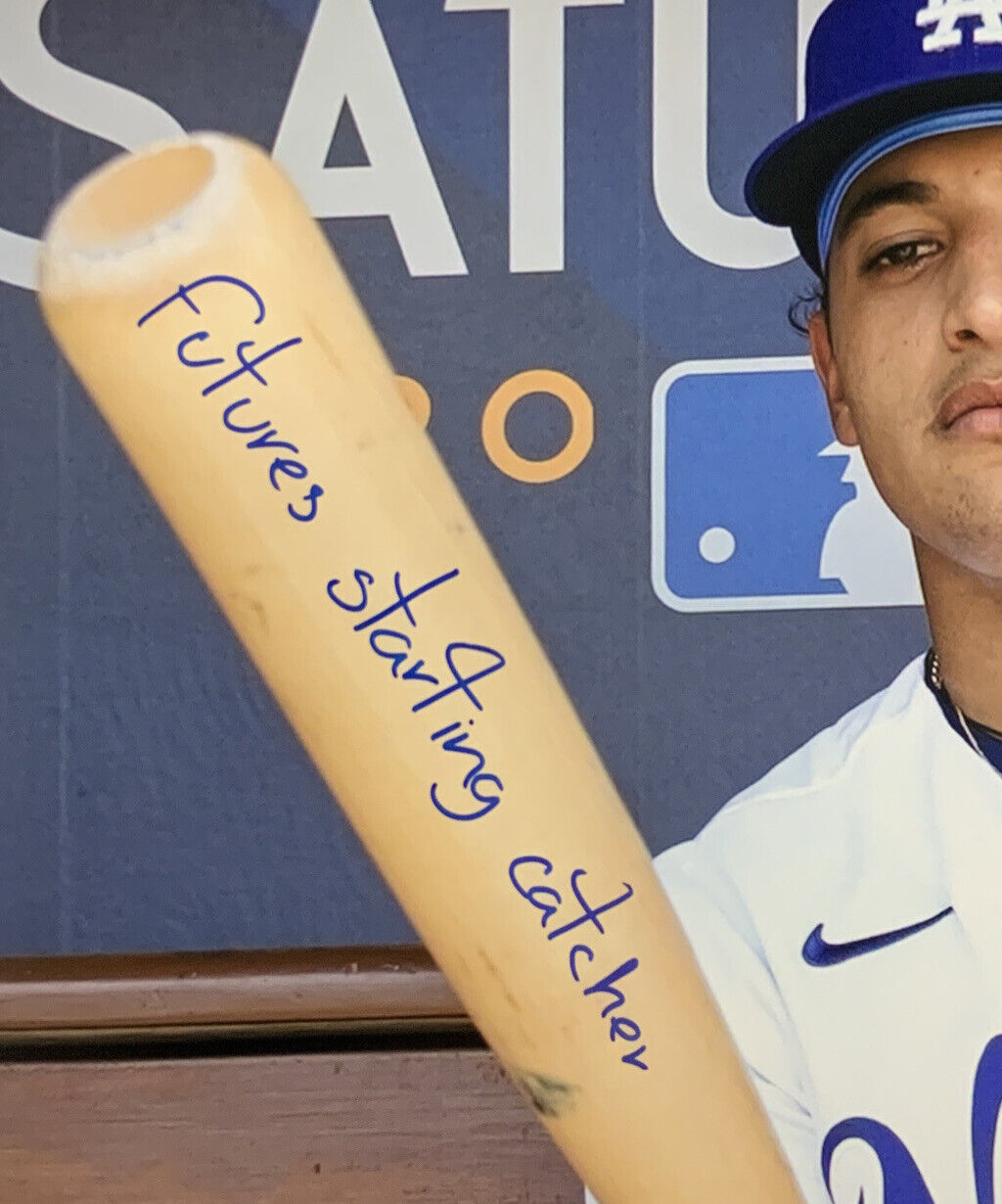 DIEGO CARTAYA DODGERS SIGNED 16X20 PHOTO "FUTURES STARTING CATCHER" INSC BAS