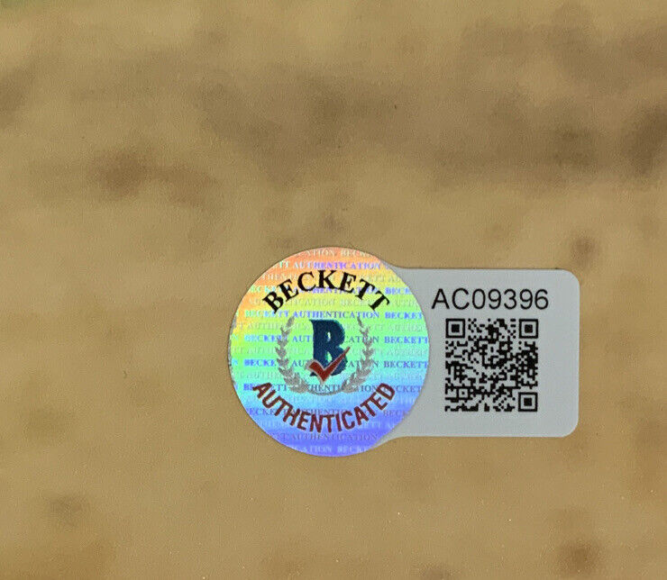 BRUSDAR GRATEROL DODGERS SIGNED 8X10 CELEBRATION PHOTO BECKETT