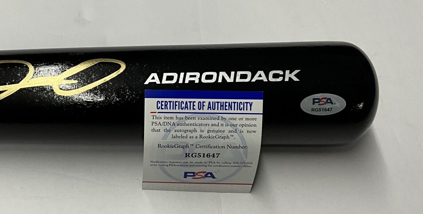 DIEGO CARTAYA DODGERS PROSPECT SIGNED RAWLINGS FULL SIZE BAT PSA ITP RG51647