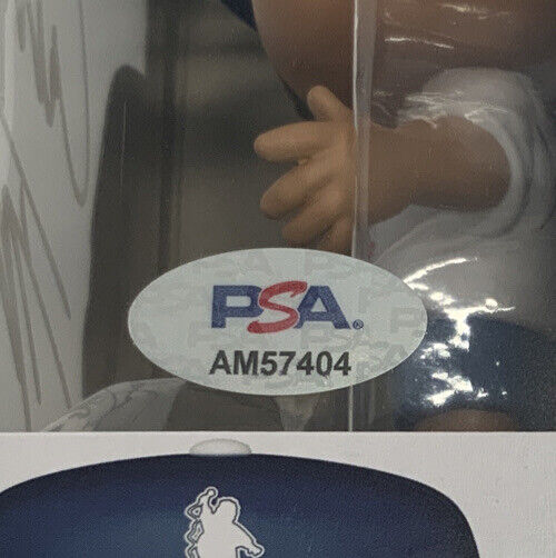 GABRIEL IGLESIAS SIGNED WHITE DODGERS "STADIUM FLUFFY" FUNKO POP 08 PSA AM57404