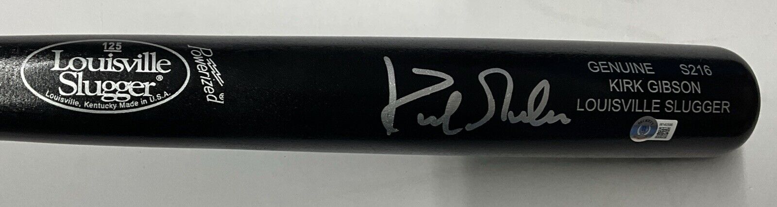 KIRK GIBSON DODGERS TIGERS SIGNED LOUISVILLE SLUGGER GAME MODEL BAT BAS W140586