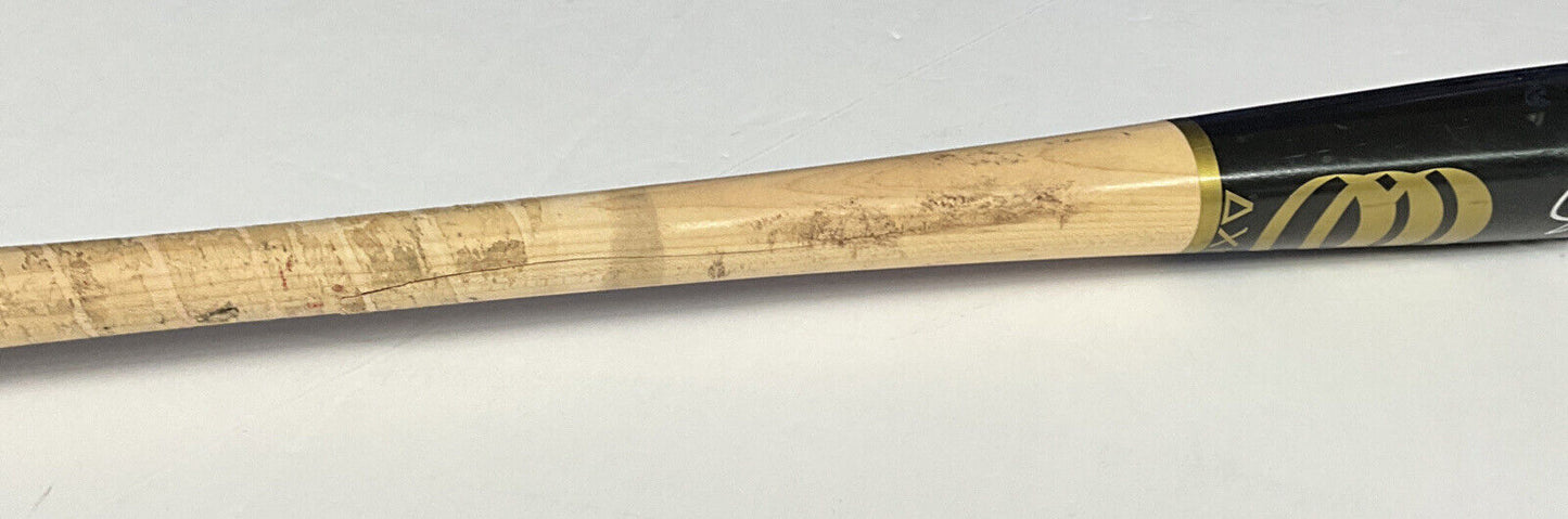 DIEGO CARTAYA DODGERS #1 PROSPECT SIGNED GAME USED AXIS AXDC1 BAT BAS BH019503