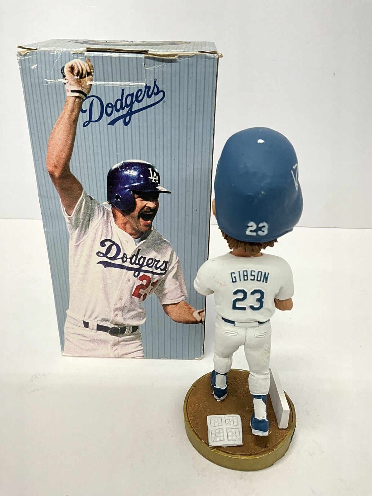 KIRK GIBSON DODGERS 88 WS CHAMPION SIGNED 2012 SGA BOBBLEHEAD PSA AI32872