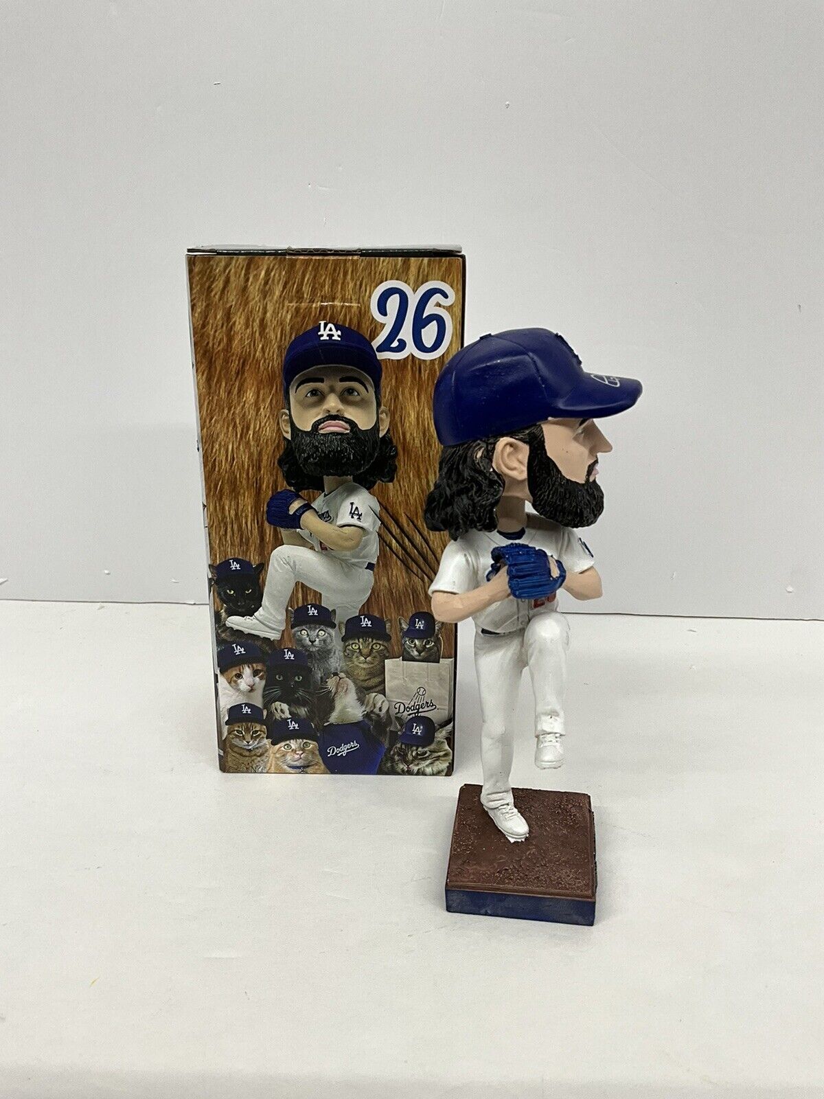 TONY GONSOLIN SIGNED DODGERS SGA BOBBLEHEAD "2020 WS CHAMPS" INSCRIP PSA 2C60240