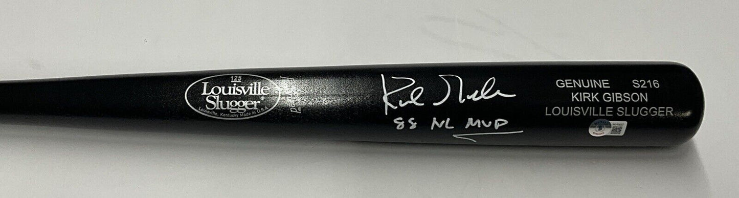 KIRK GIBSON DODGERS SIGNED LOUISVILLE SLUGGER MODEL BAT "88 NL MVP" BAS W140637
