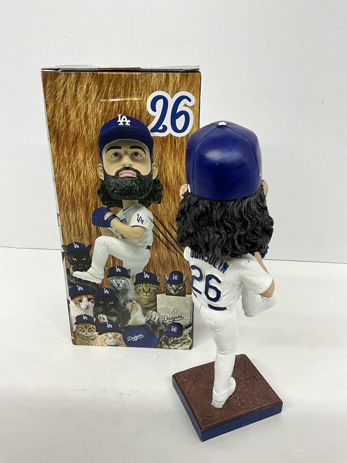 TONY GONSOLIN 2020 WORLD SERIES CHAMP SIGNED DODGERS SGA BOBBLEHEAD PSA 3C24851