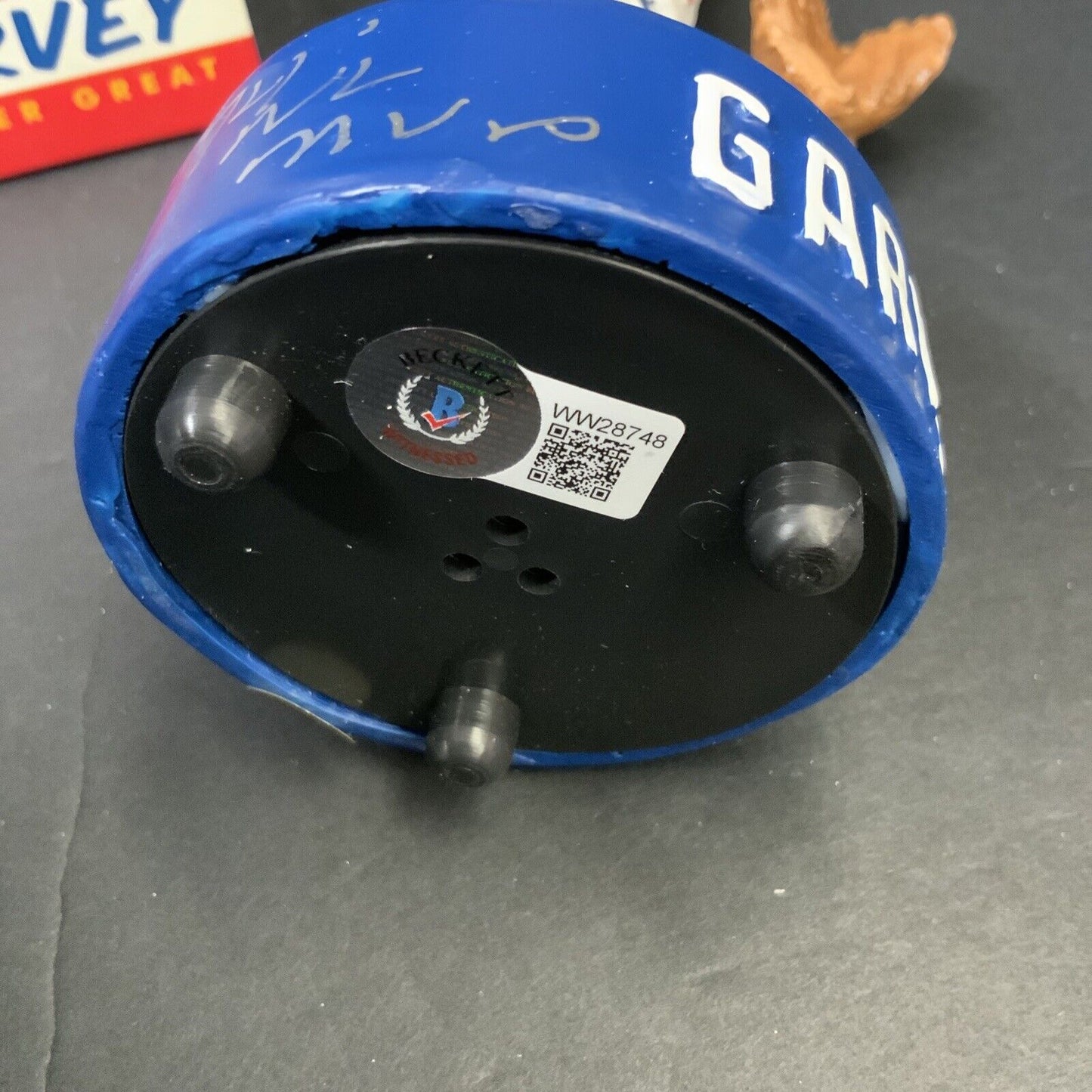 STEVE GARVEY DODGERS SIGNED 2006 LIMITED EDITION MUSICAL BOBBLEHEAD BAS WW28748