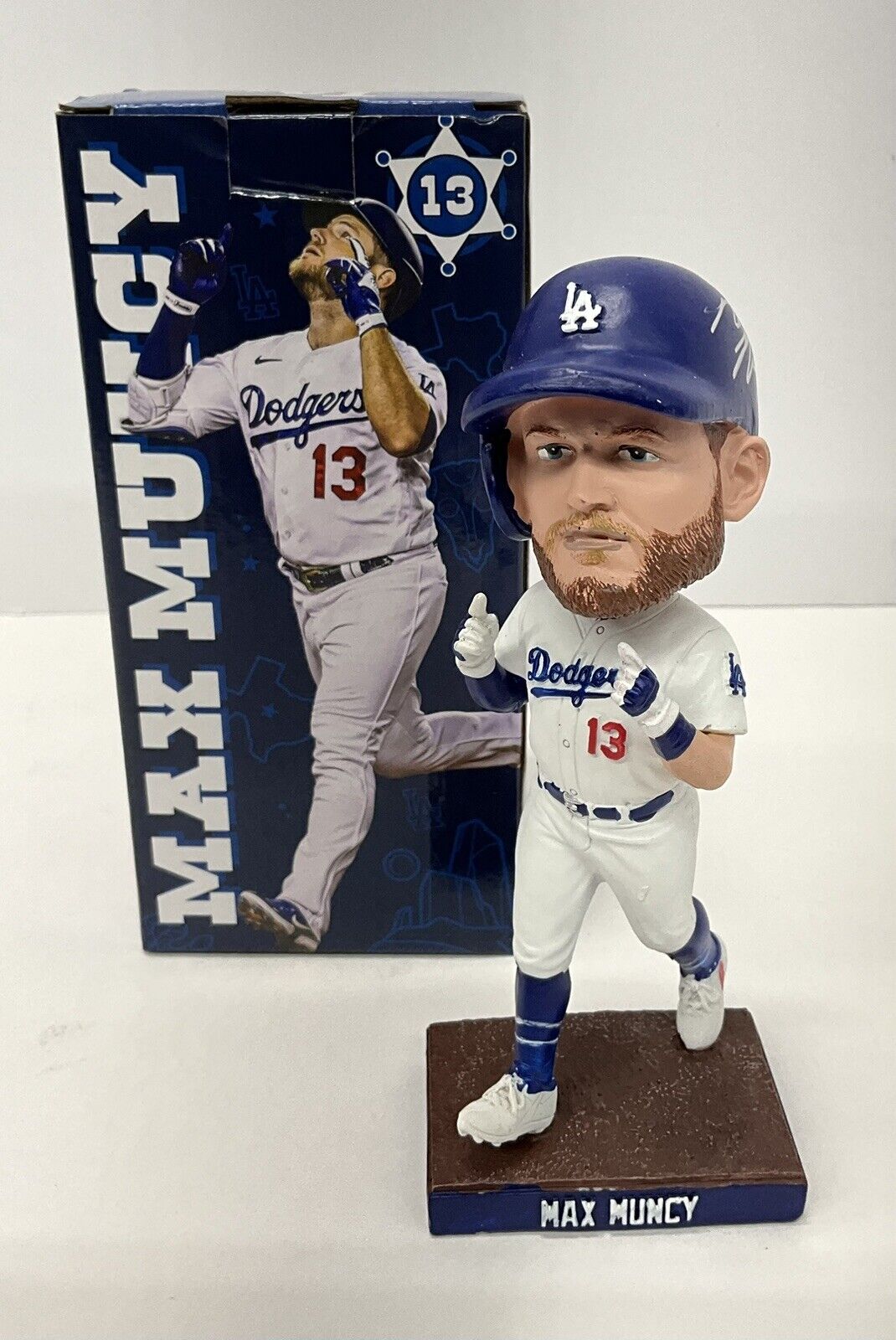 MAX MUNCY 2020 WS CHAMP SIGNED DODGERS 2022 SGA BOBBLEHEAD PSA 1C89582