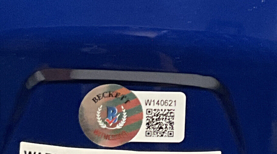 KIRK GIBSON 88 WS CHAMP SIGNED FULL SIZE DODGERS HELMET W/4 INSCRIPTIONS W140621