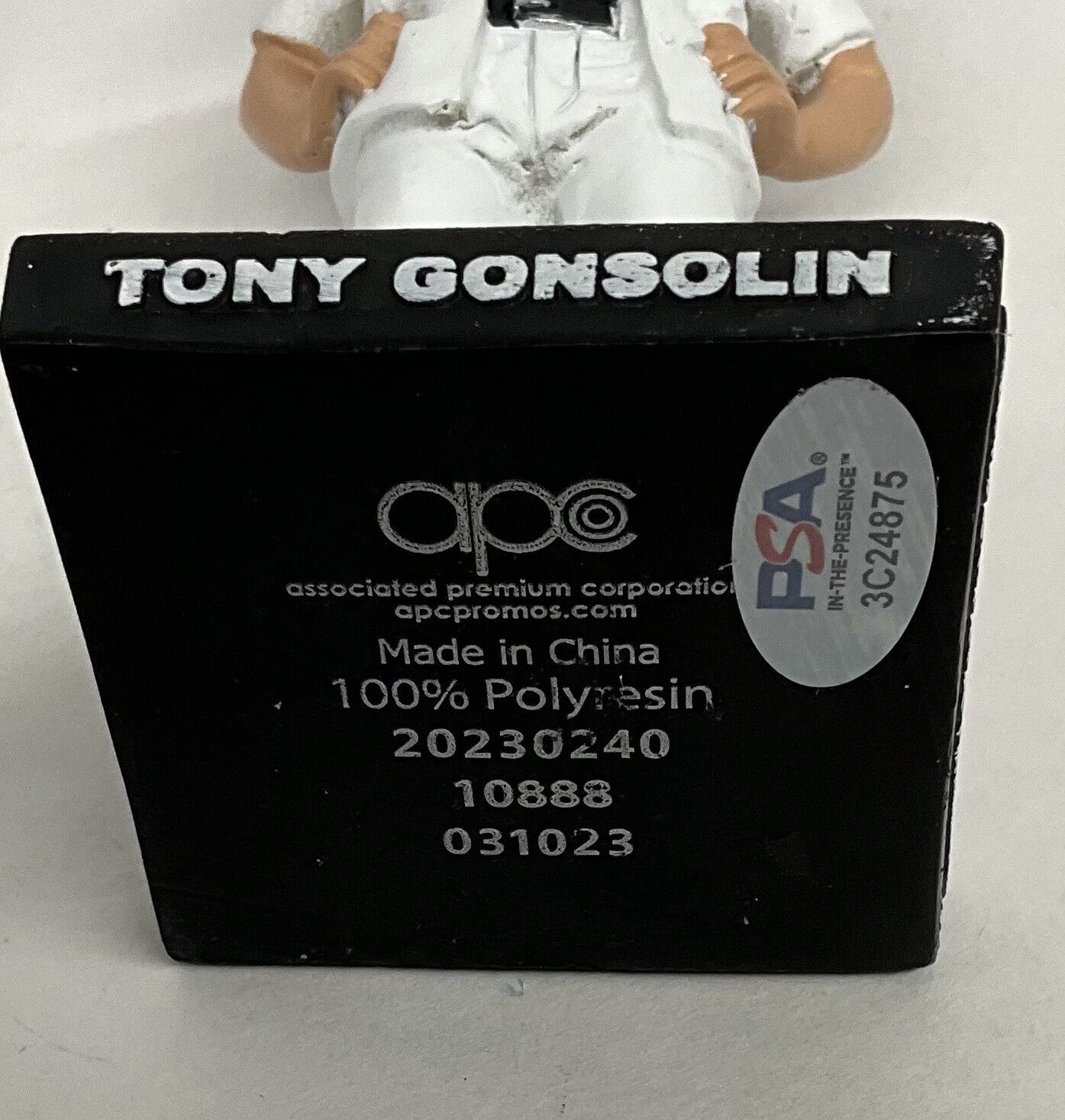 TONY GONSOLIN DODGERS SIGNED OKLAHOMA CITY DODGERS SGA BOBBLEHEAD PSA 3C24875