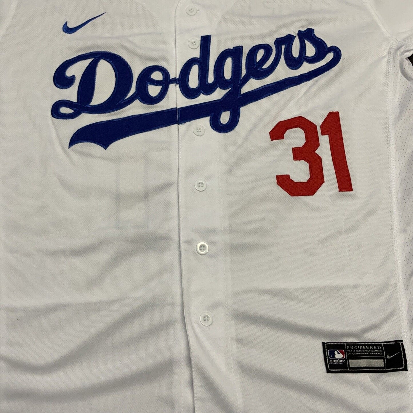 JOC PEDERSON SIGNED DODGERS 2020 WS JERSEY "2020 WS CHAMPS" BECKETT WL97127
