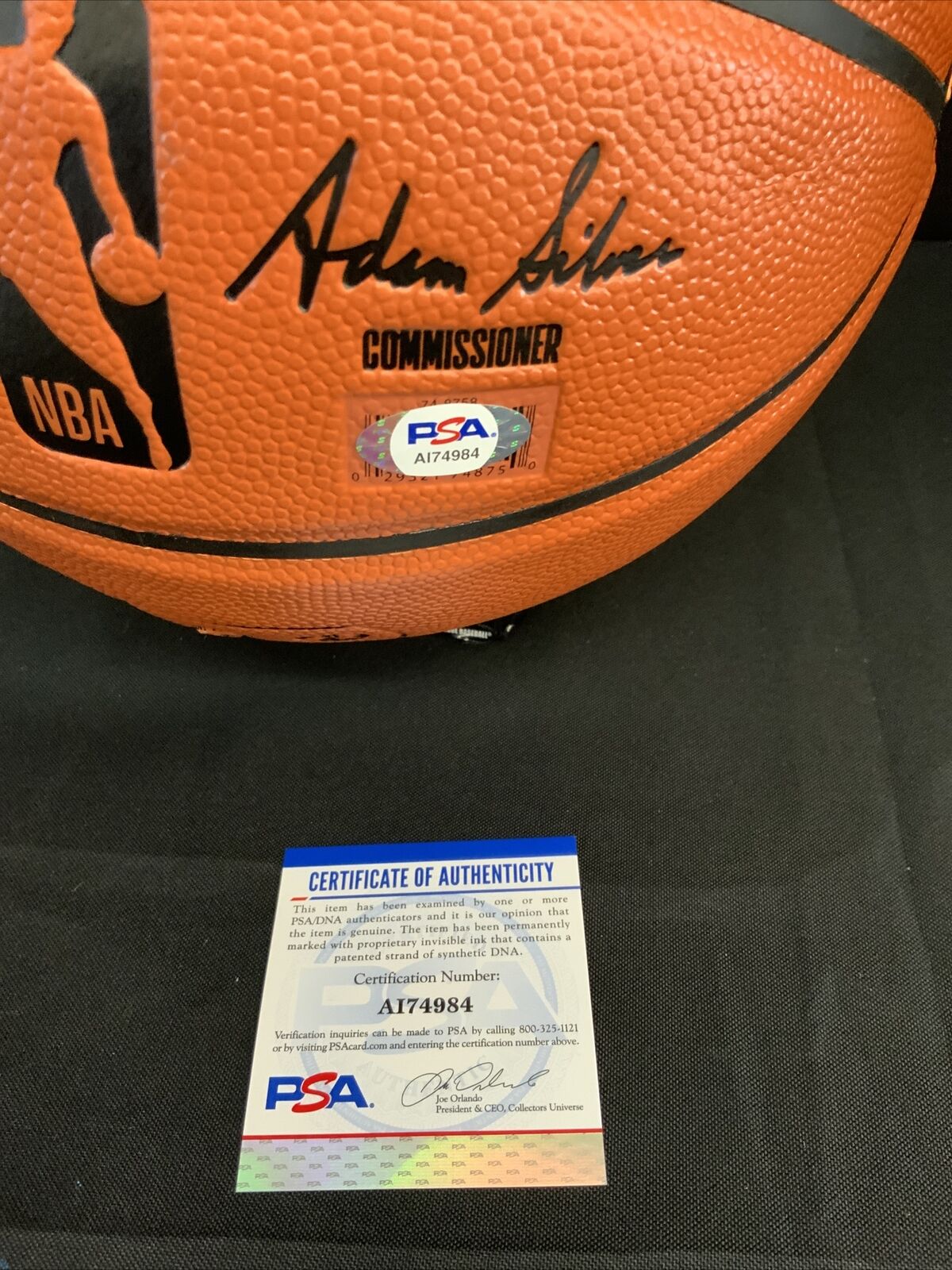 DWIGHT HOWARD KYLE KUZMA SIGNED SPALDING BASKETBALL "2020 NBA CHAMPS PSA AI74984