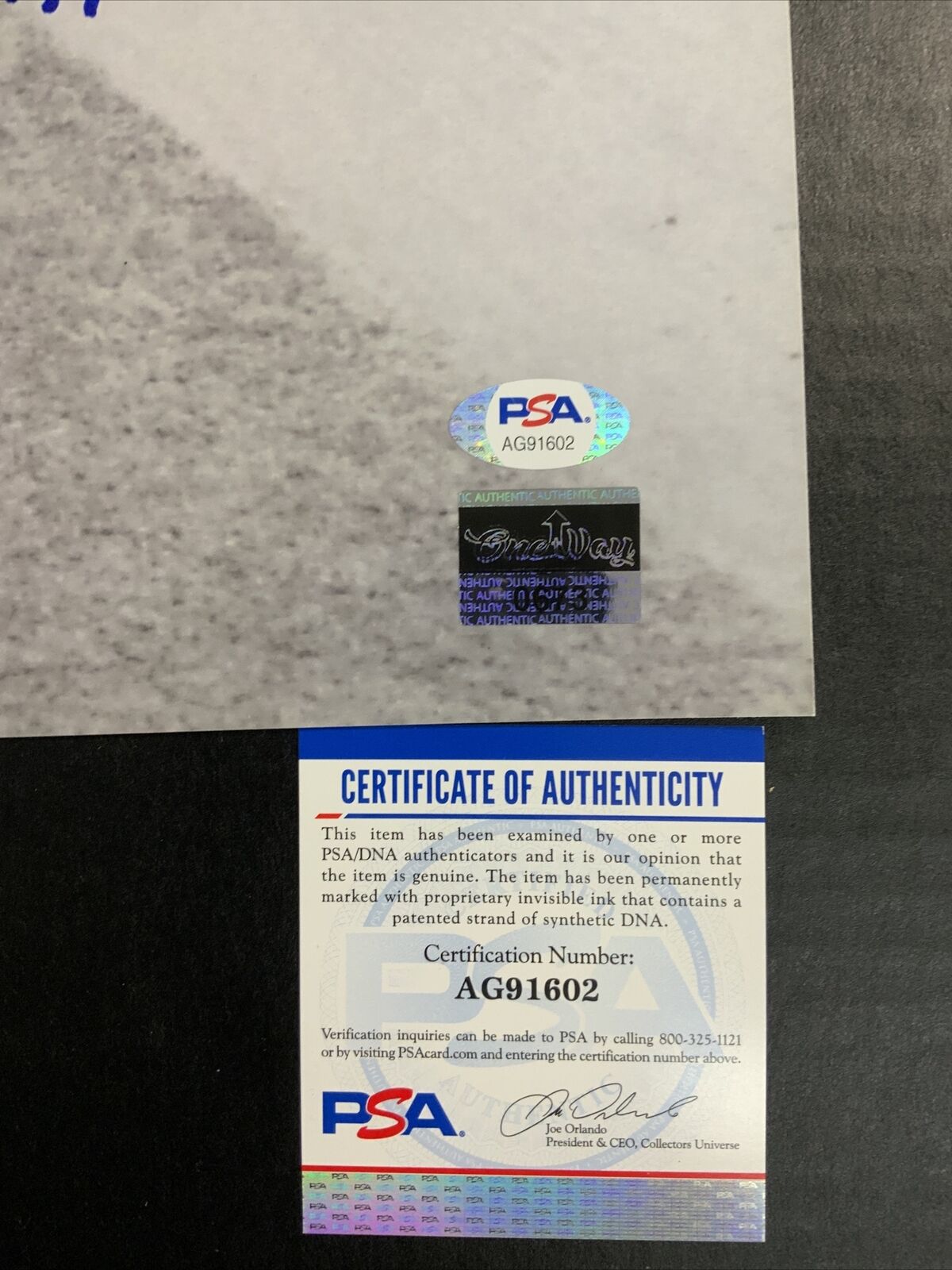 DODGERS DON NEWCOMBE SIGNED 16X20 PHOTO "NL ROY 49, CY YOUNG-56- NL MVP" PSA