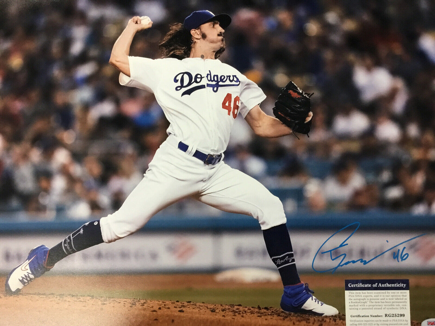 TONY GONSOLIN DODGERS PHENOM SIGNED 16X20 PHOTO  PSA ROOKIEGRAPH COA