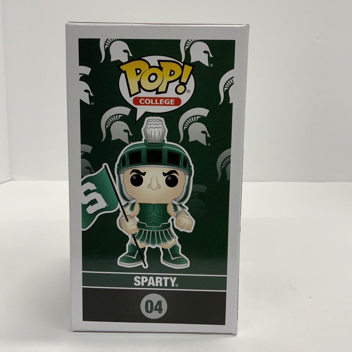 KIRK GIBSON SIGNED SPARTY MICHIGAN STATE 04 FUNKO POP "2017 CF HOF" BAS W140678