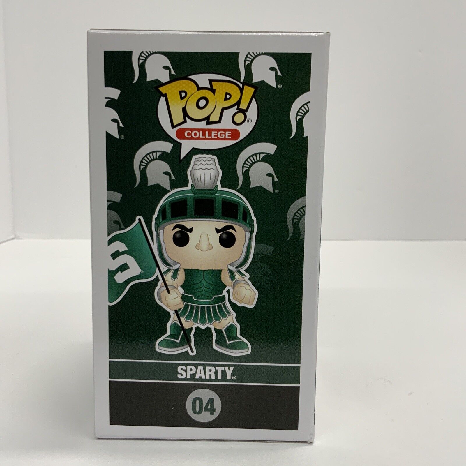 KIRK GIBSON SIGNED SPARTY MICHIGAN STATE 04 FUNKO POP "2017 CF HOF" BAS W140678