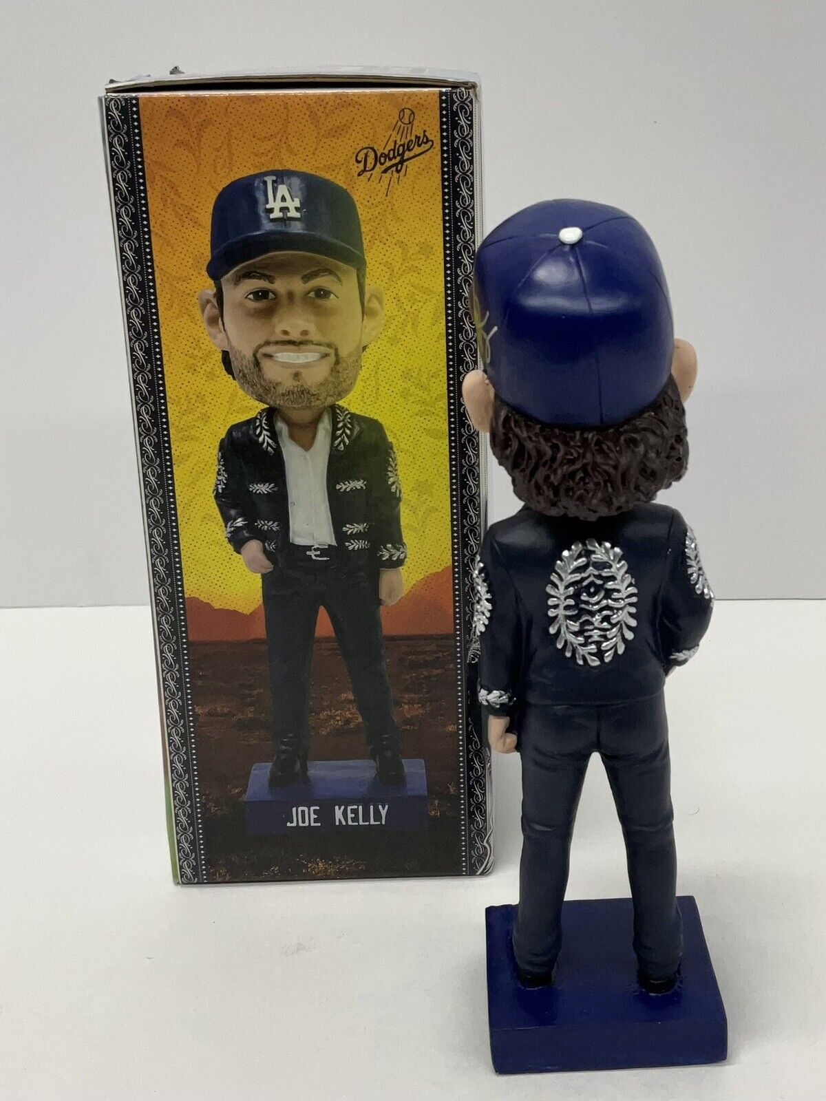 JOE KELLY SIGNED DODGERS MARIACHI JOE BOBBLEHEAD " NICE SWING BITCH" PSA AO36420