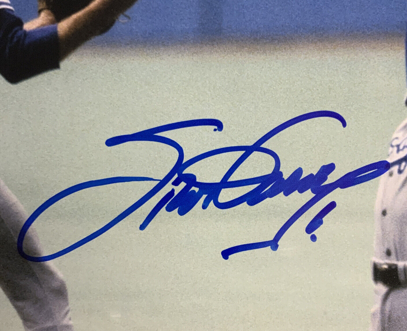 STEVE GARVEY DODGERS 1974 NL MVP  81 WS CHAMP SIGNED 11X14 CELEBRATING PHOTO PSA